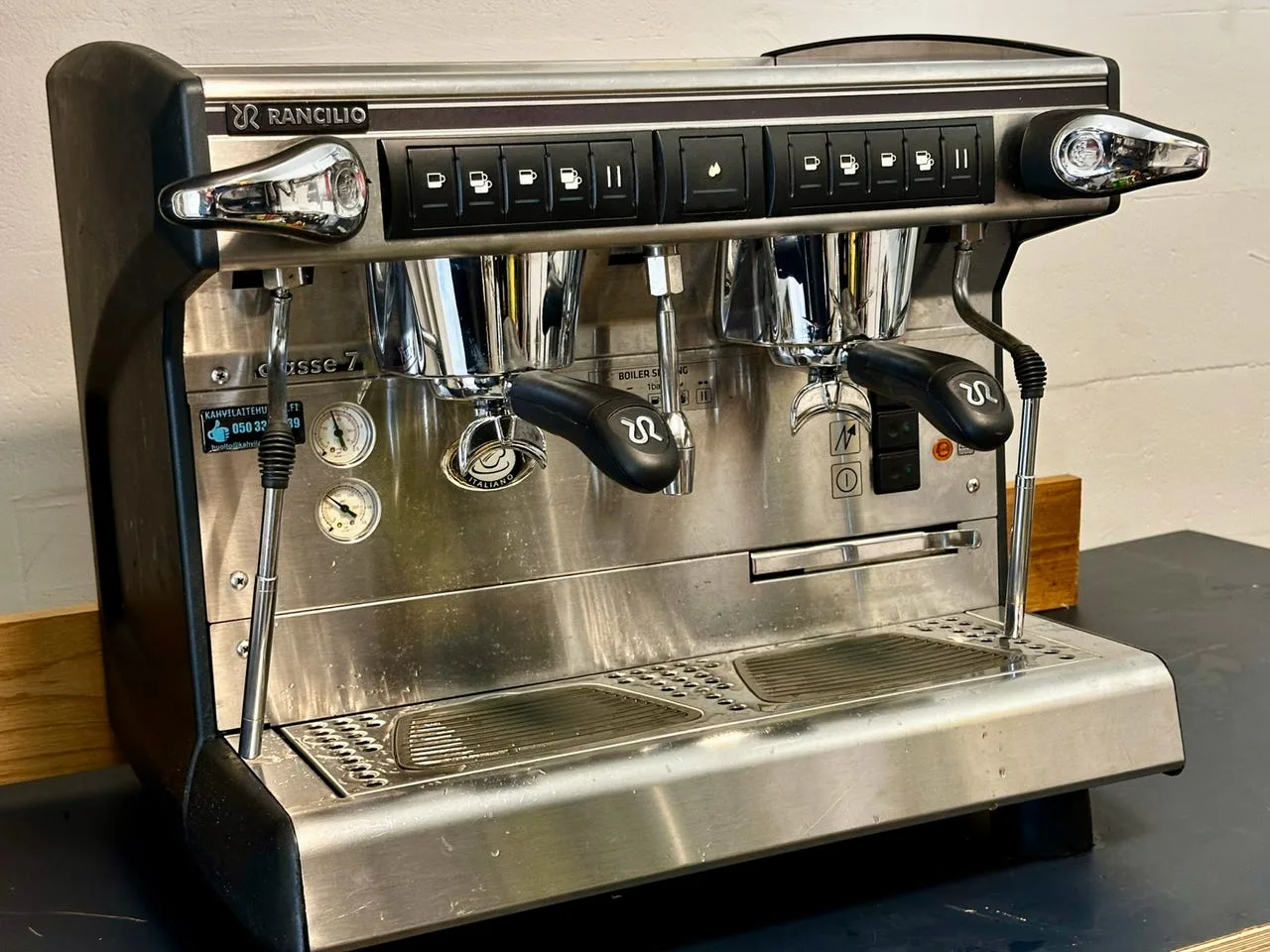 Rancilio Classe 7E two-group espresso machine